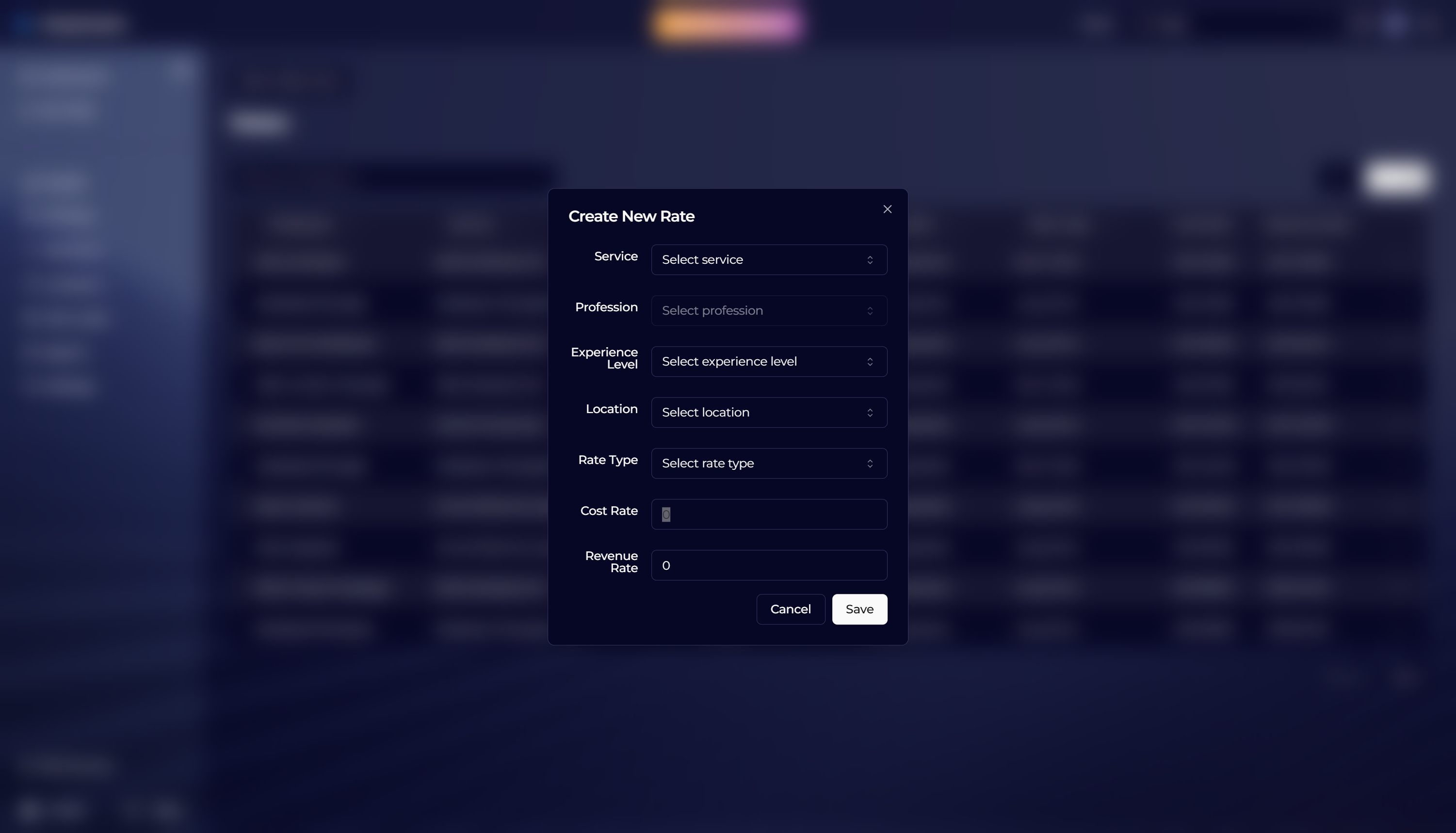 Add rate form in Kriyastream